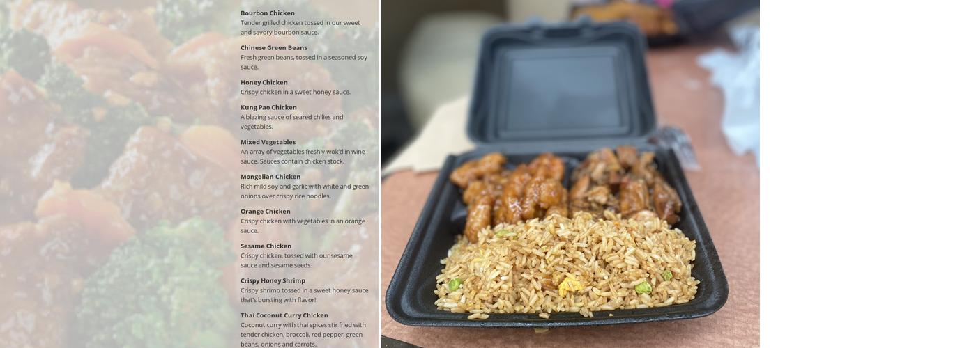 Pei Wei Express Menu