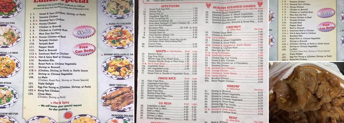 Wok N Roll Menu