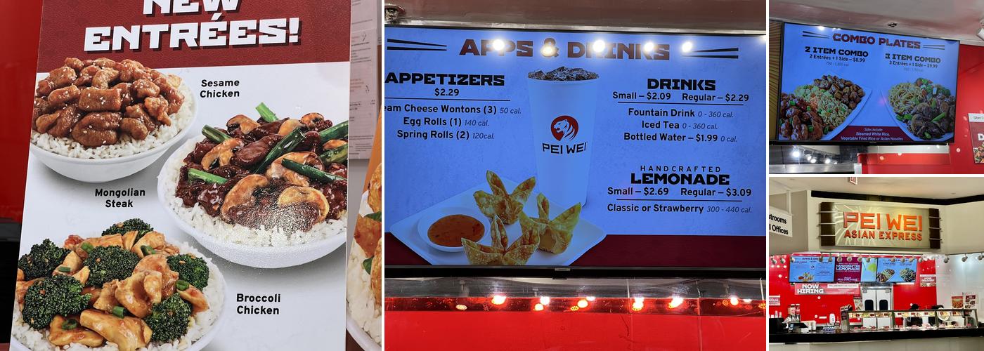Pei Wei Asian Express Menu