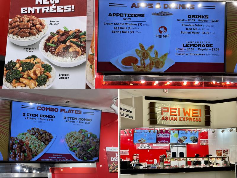 Pei Wei Asian Express Menu