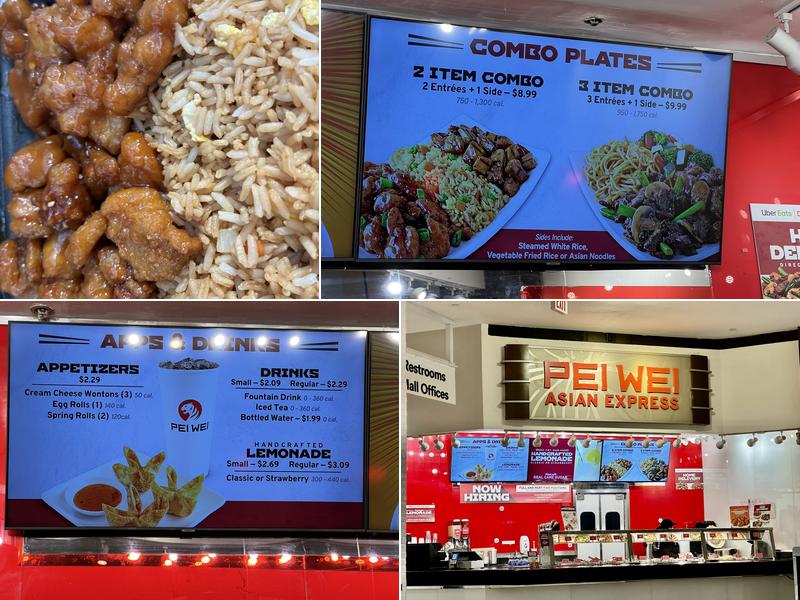 Pei Wei Asian Express Menu