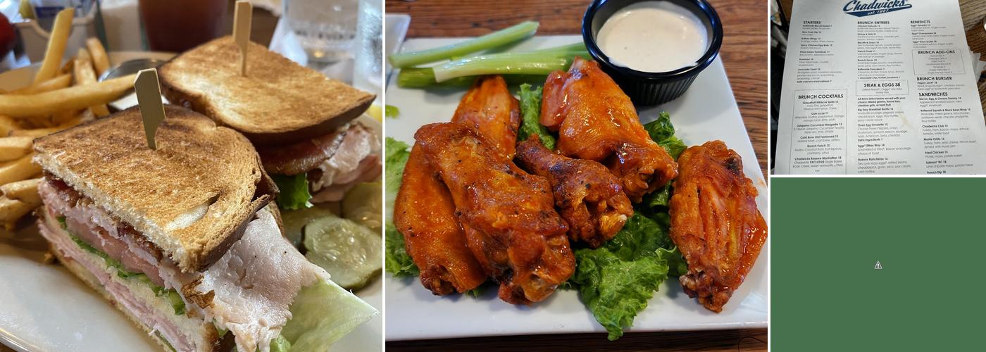 Chadwicks Menu