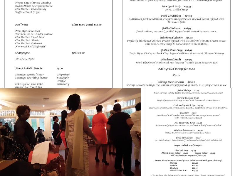 The Hilltop Restaurant Menu