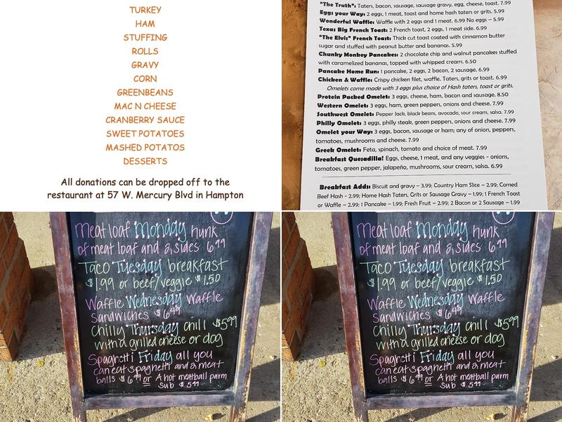 Fertitta's Diner Menu