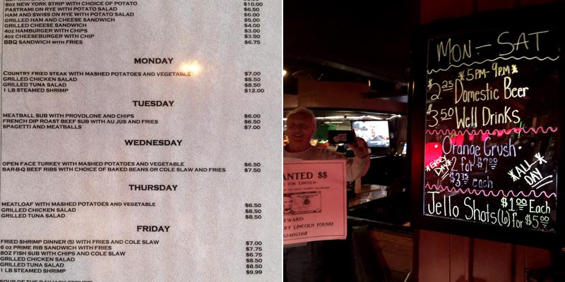 Thirsty Camel Menu