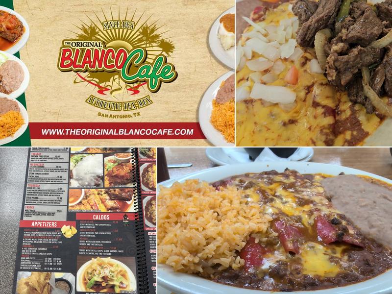Original Blanco Cafe Menu