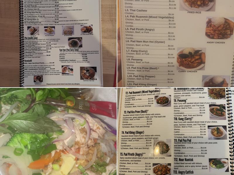 Nut Pob Restaurant Menu