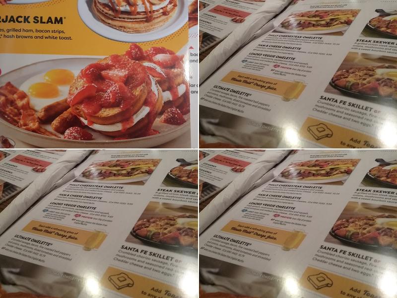 Denny's Menu