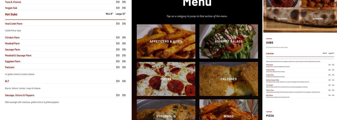 D&LP Subs Menu
