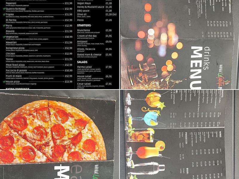 Pizzeria LaSanta.uk Menu