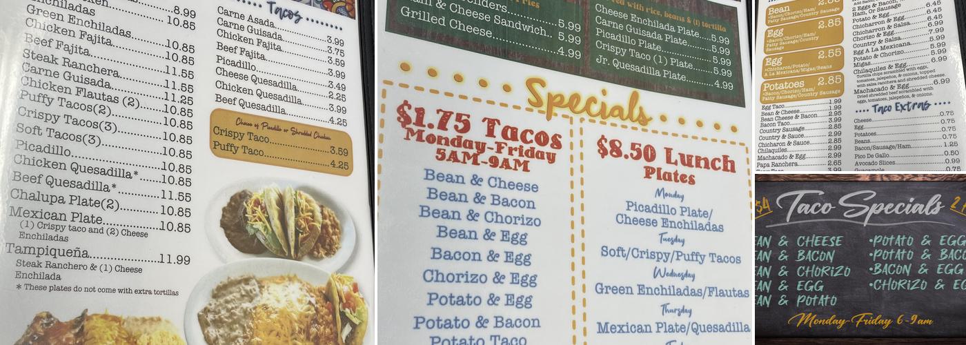 Devine Cafe Menu
