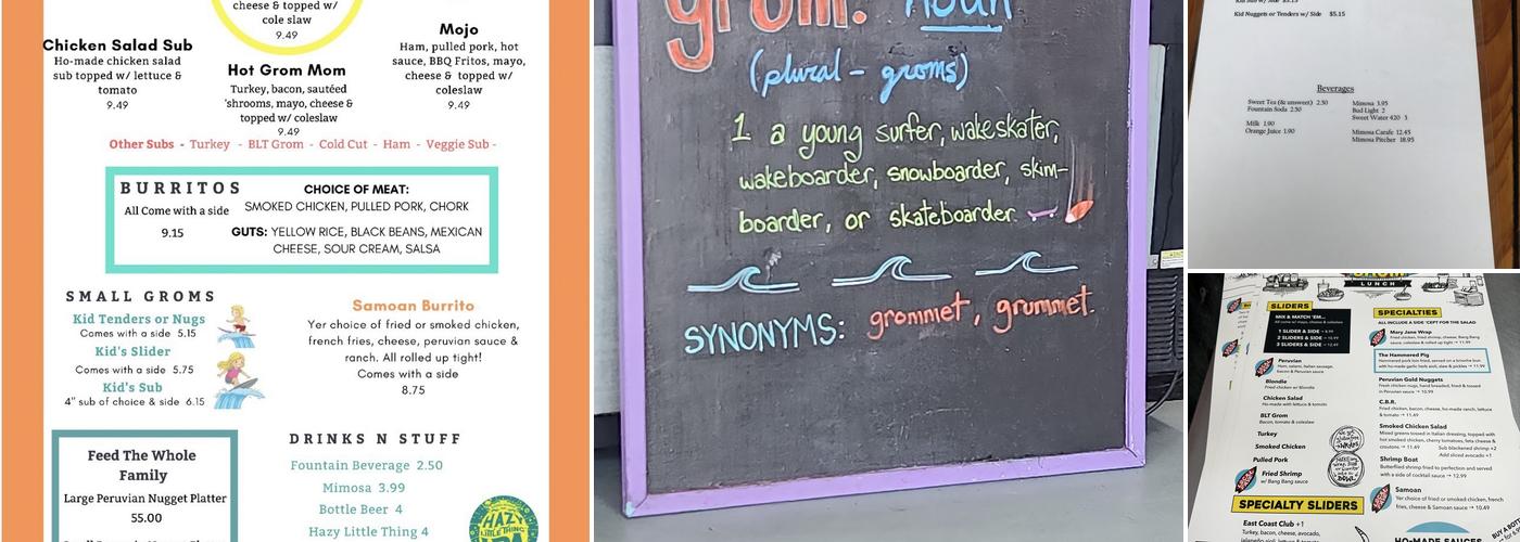 Grom Menu