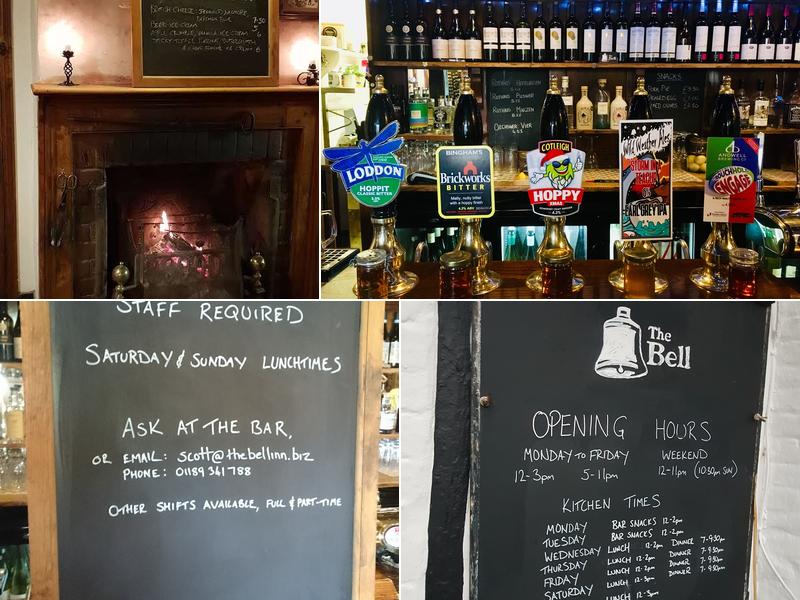 The Bell Inn Menu