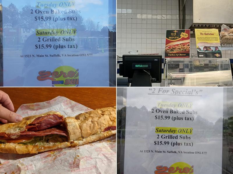 Zero's Subs Menu