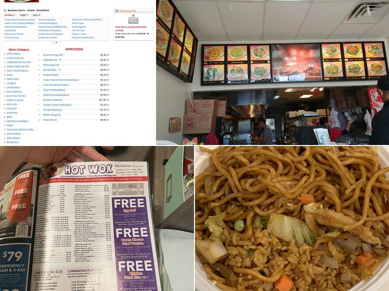 Hot Wok Menu