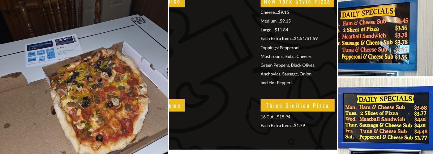 Mr Pizza Menu