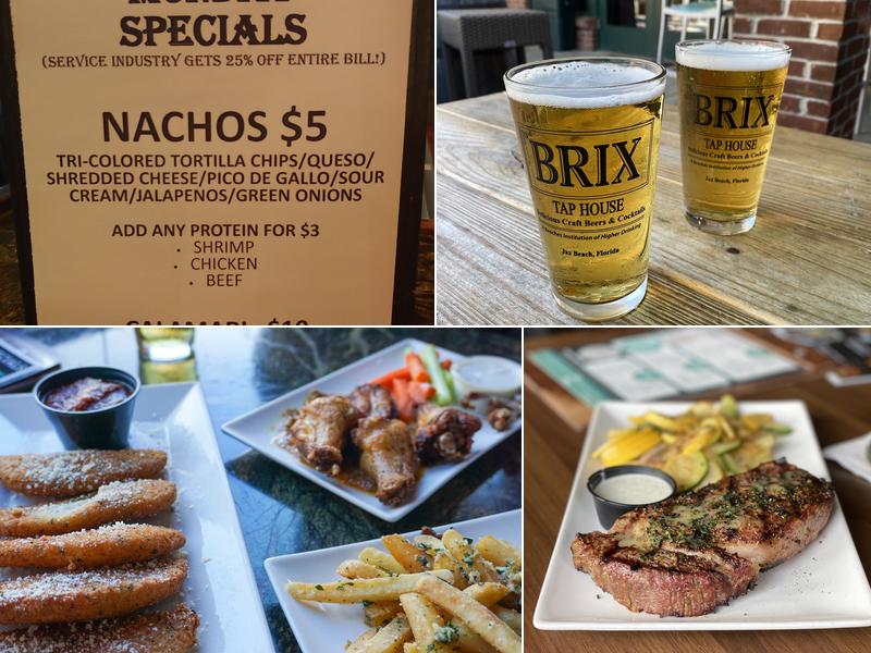 Brix Taphouse Menu