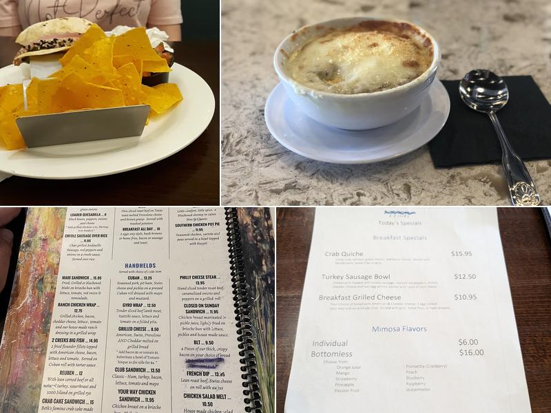 2 Creeks Bar & Grill Menu