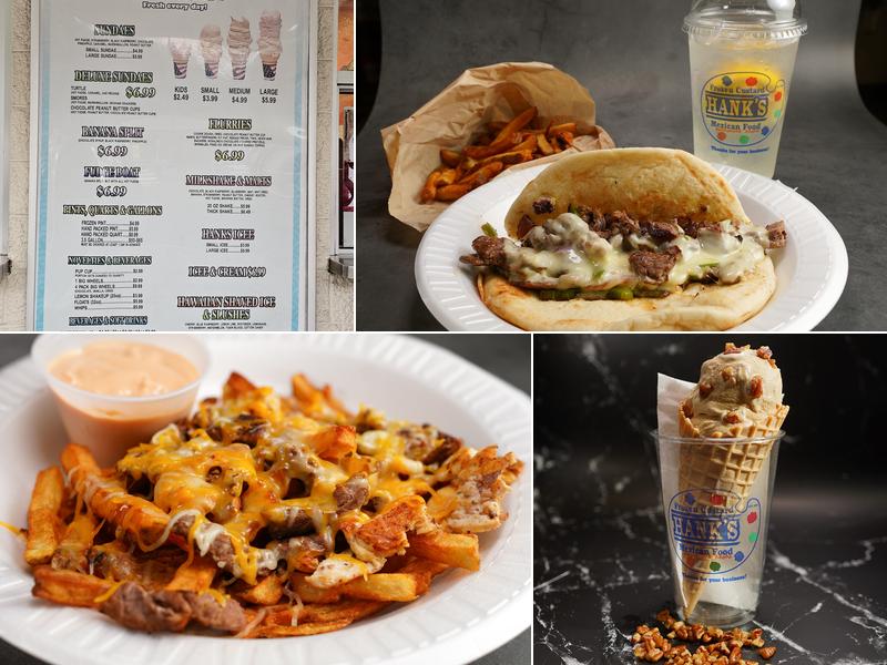Hank's Frozen Custard & Mexican Food Menu