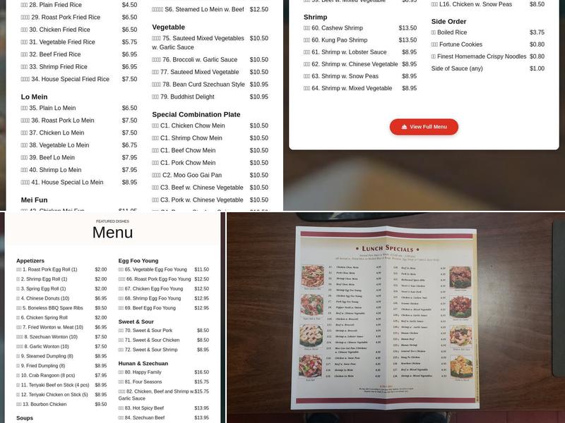 Main Moon Menu