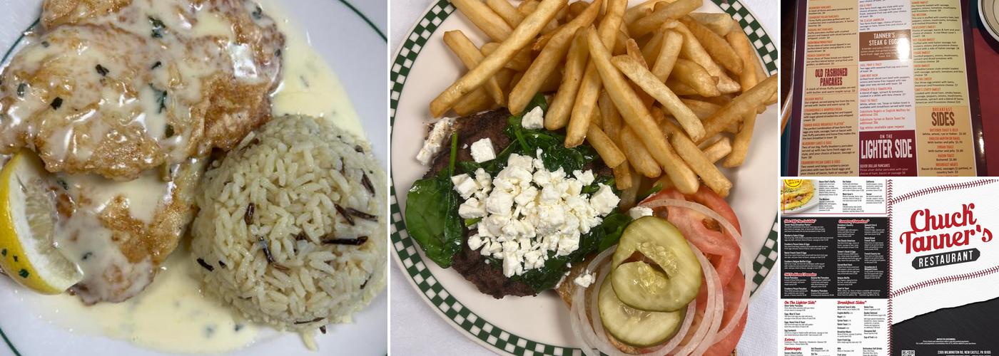 Chuck Tanners Restaurant Menu