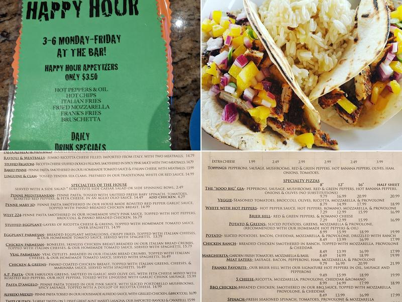 Giangelo's Pizzeria Italian Restaurant & Bar Menu