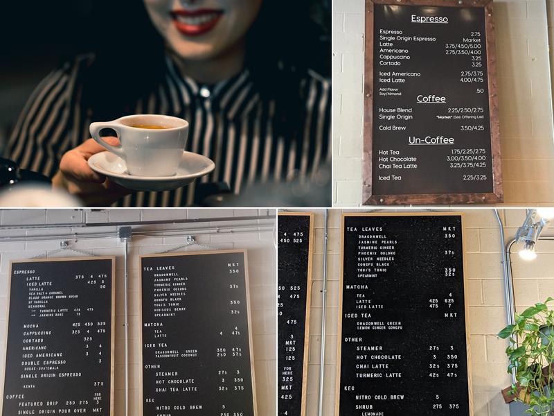 Branch Street Coffee Roasters Menu