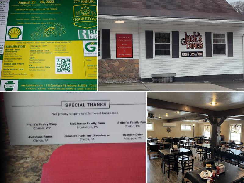 Jack's Diner Menu