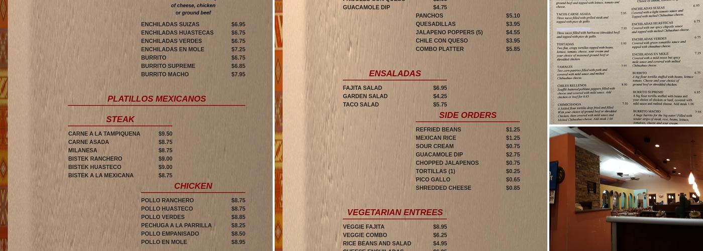 Buen Apetito North Menu