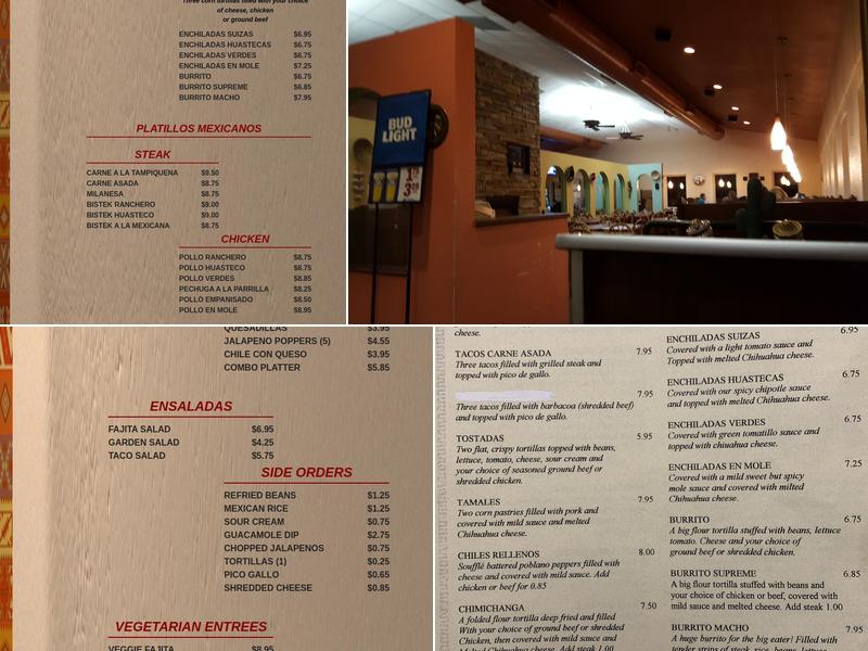 Buen Apetito North Menu