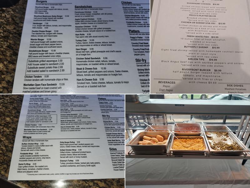 Riverfront Cafe Menu