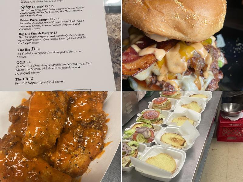 Big D's Newton Grill Menu