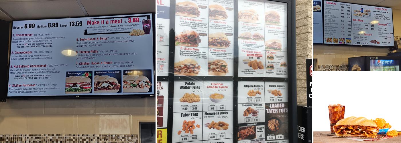 Mr Hero Menu