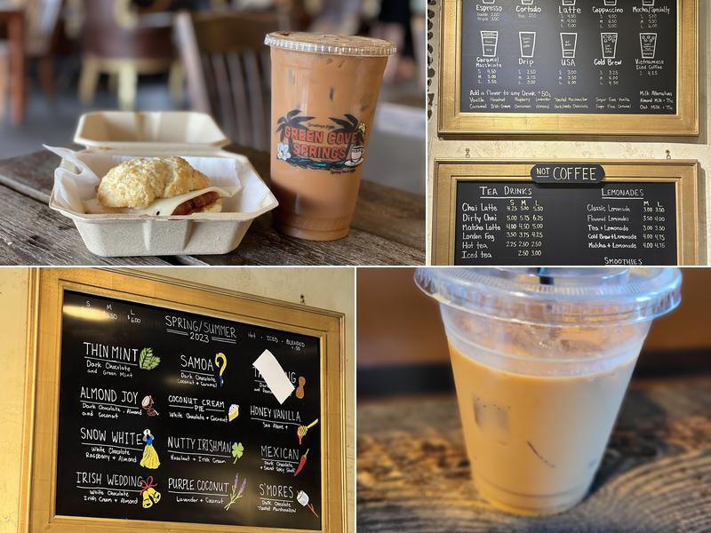 Spring Park Coffee Menu