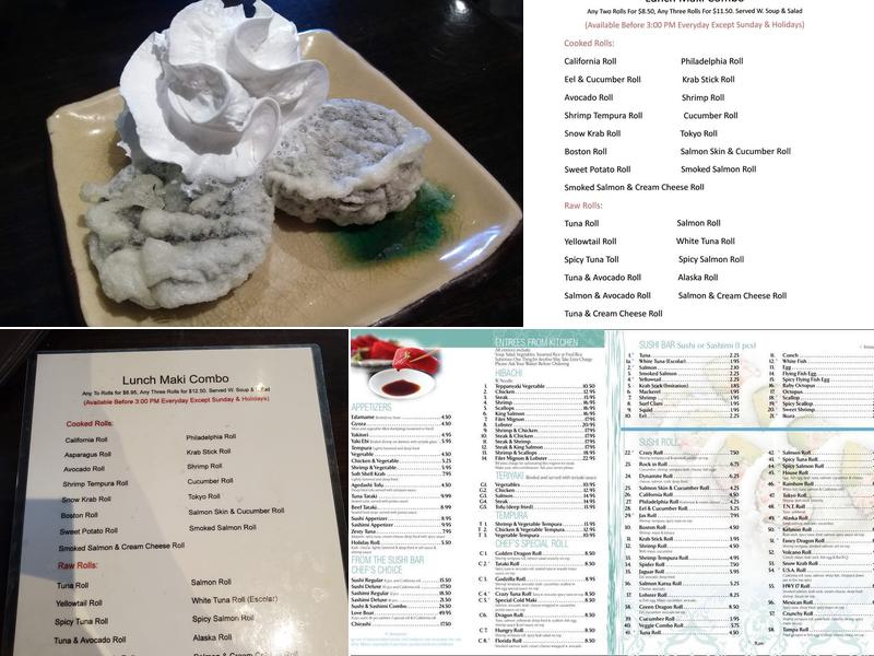 Sushiya Menu