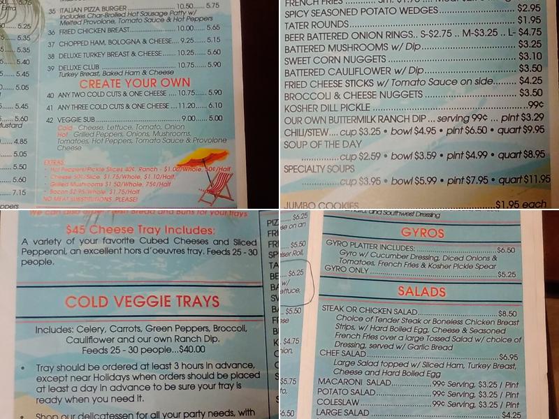 Lock Stock & Barrel Menu