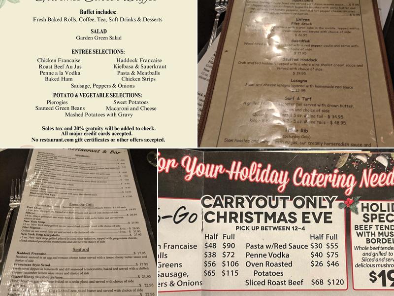 Rachel's Restaurant & Catering Menu