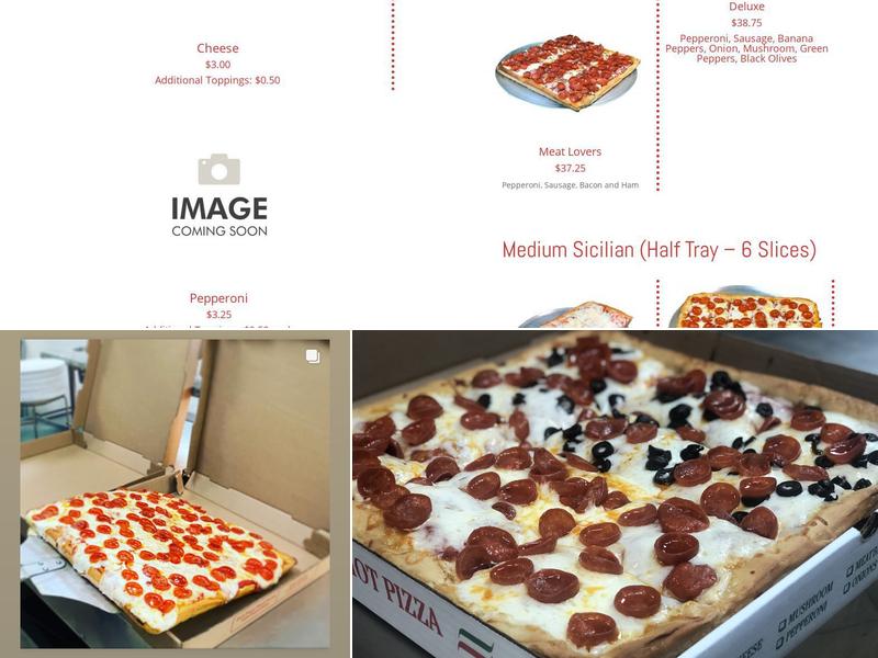 The Original Pizza Place Menu