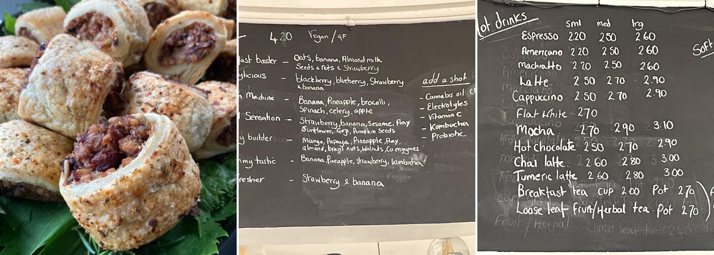 Bullet Coffee House Menu