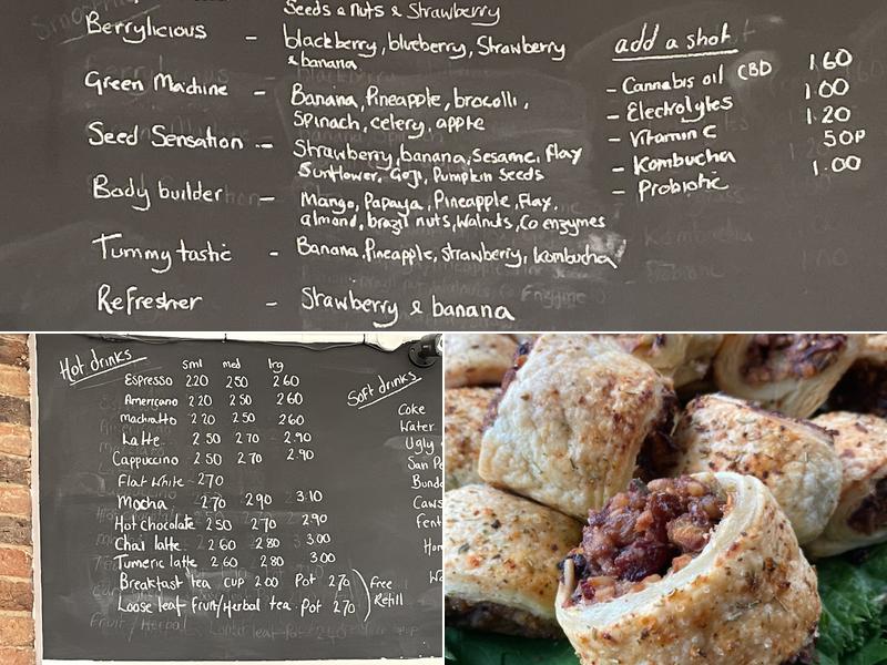 Bullet Coffee House Menu