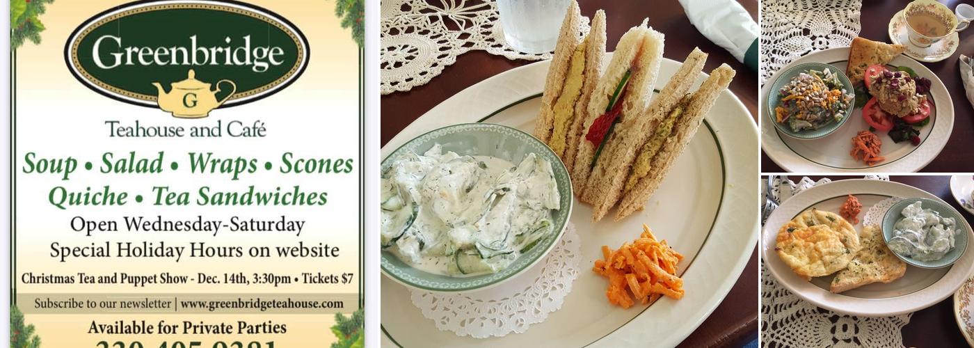 Greenbridge Teahouse Menu