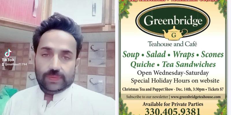 Greenbridge Teahouse Menu