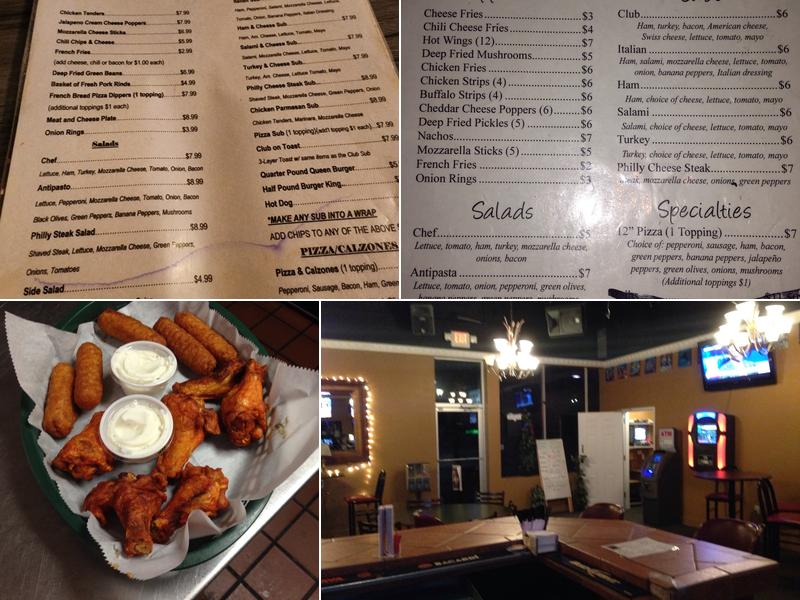 Front Row Sports Bar & Grill/Emerson Perk Menu