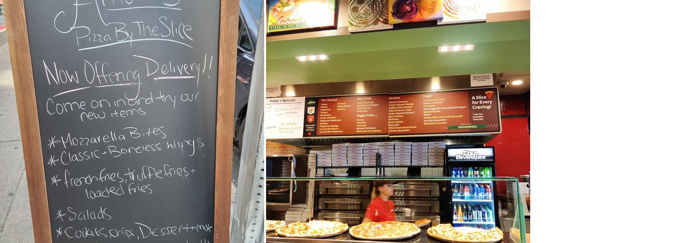 Antonio's Pizza Menu