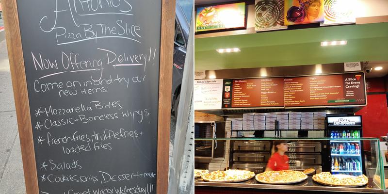 Antonio's Pizza Menu