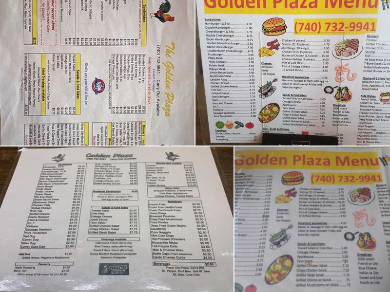 Golden Plaza Menu