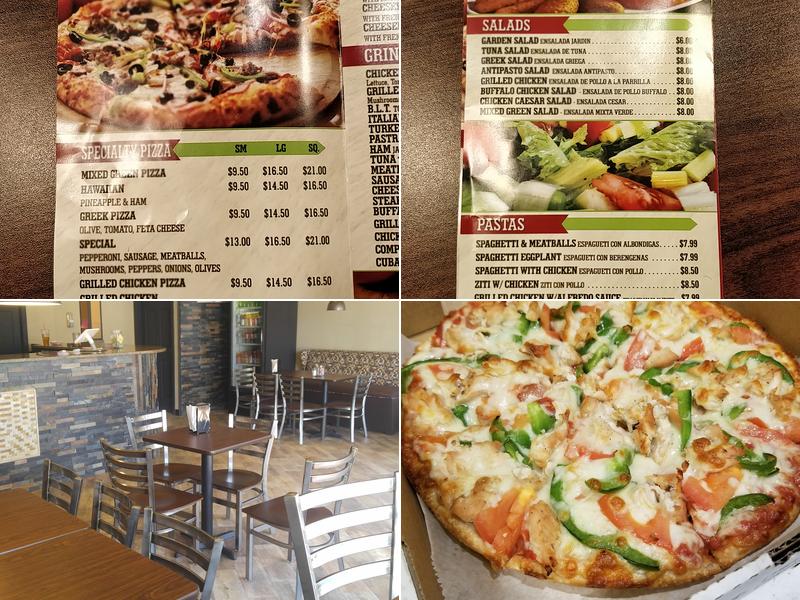 401 pizza Menu