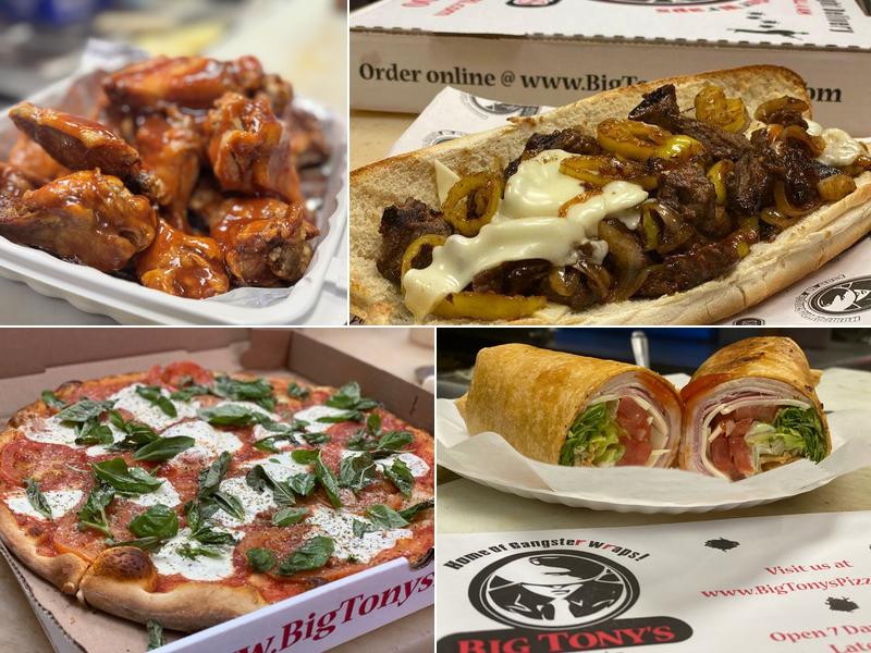 Big Tony's Pizza Menu