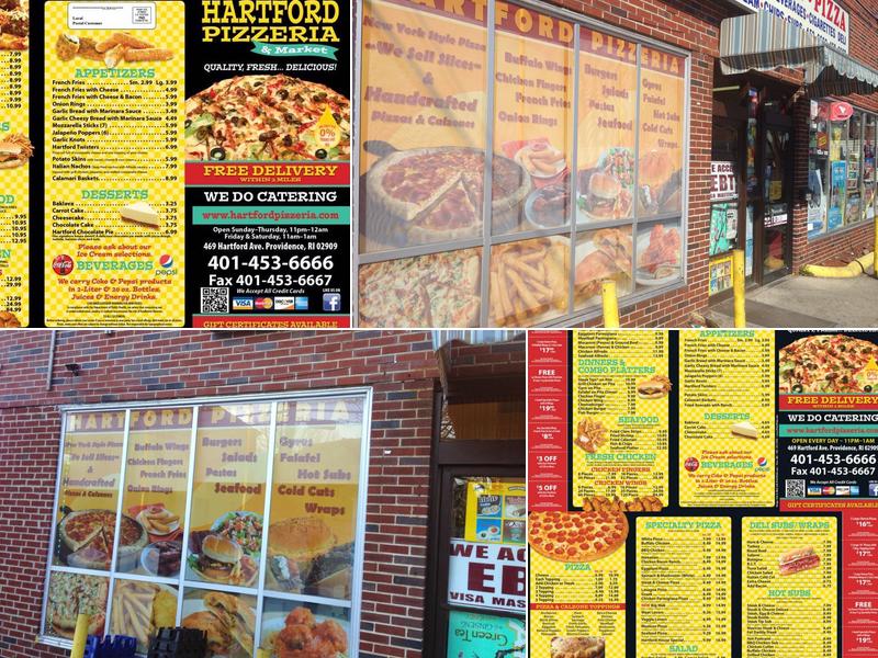 Hartford Pizzeria Menu