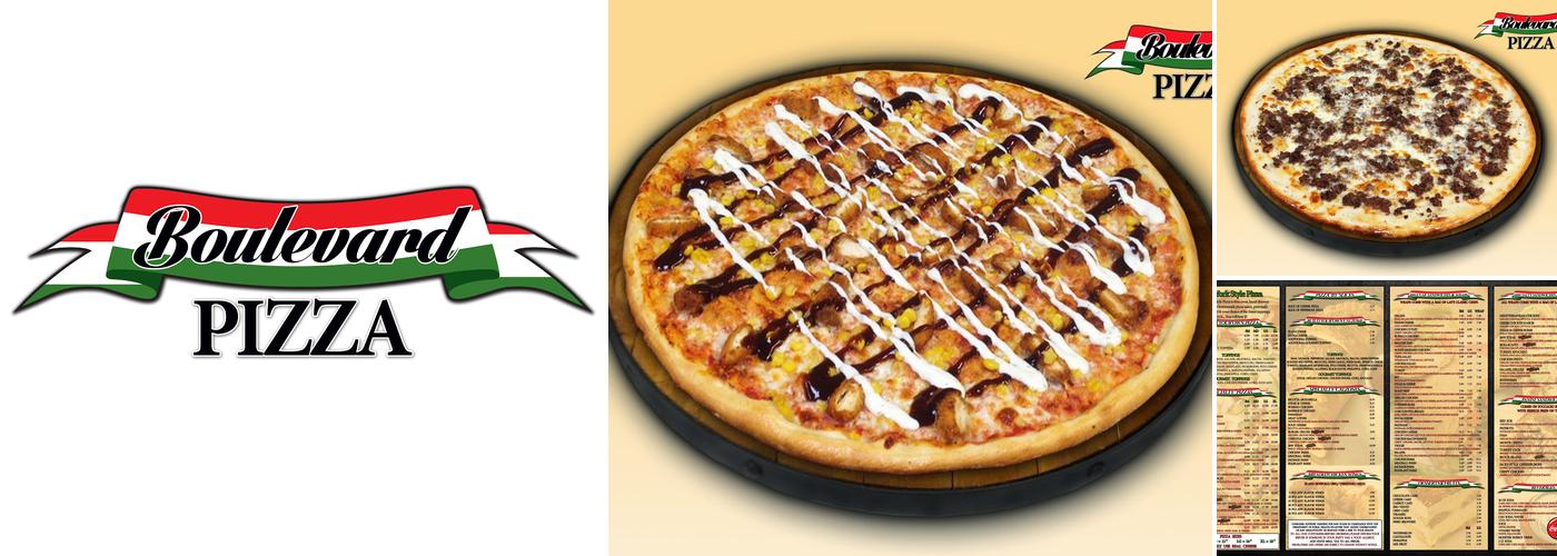 Boulevard Pizza Menu